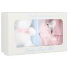 Baby Girls Pink Logo Polo Shirt Gift Set, 1, hi-res