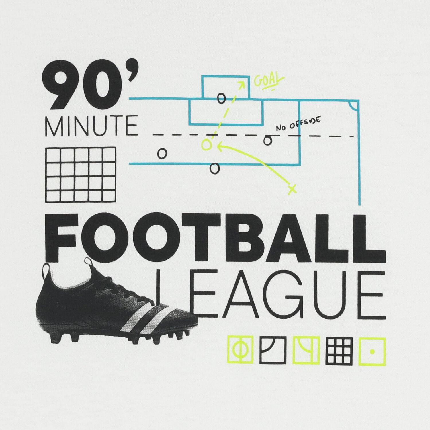 قميص كرة قدم للأولاد باللونين الأبيض والأسود (عبوة من قطعتين), 2, hi-res