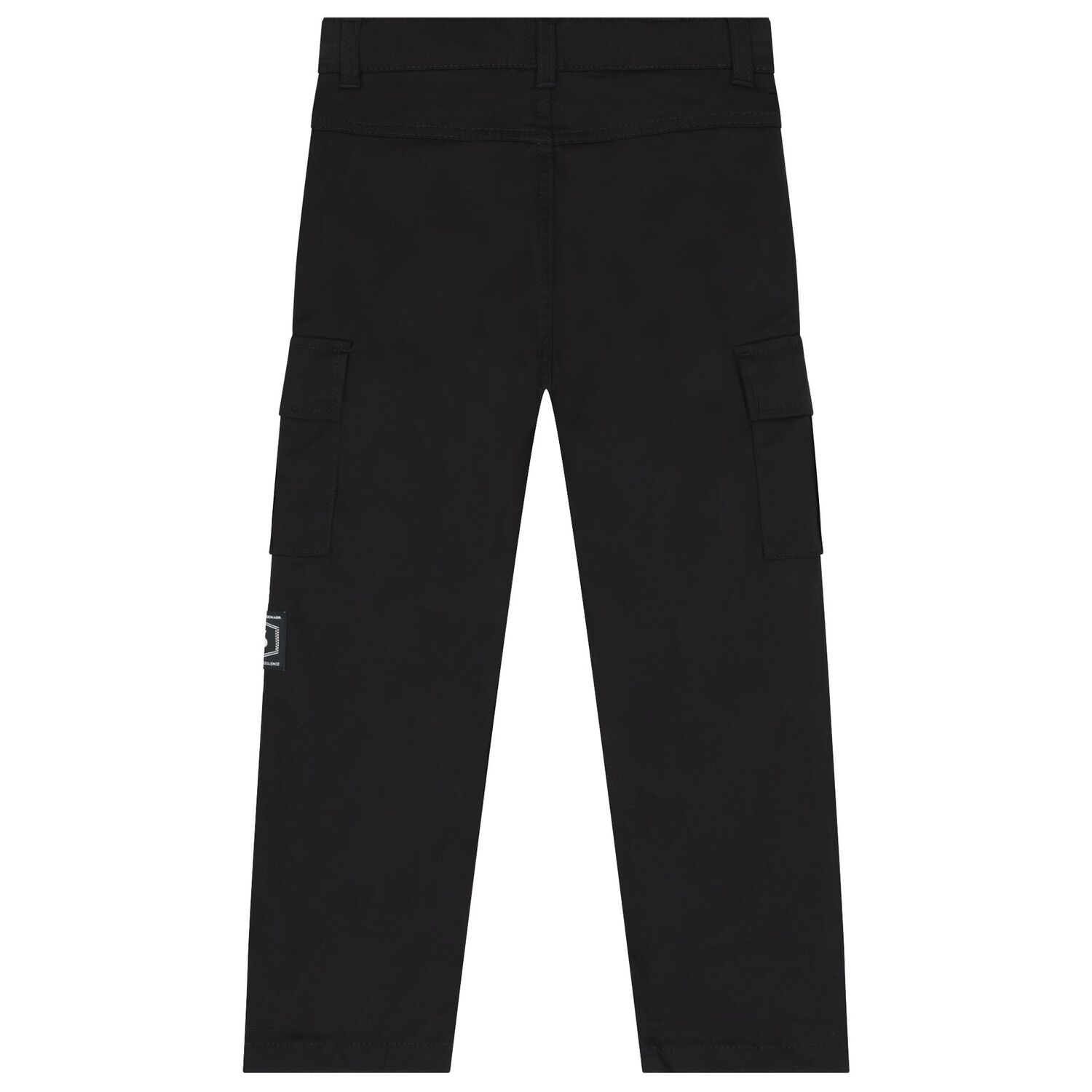 Boys Black Logo Trousers, 1, hi-res image number null