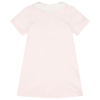 Younger Girls Pink Logo Dress