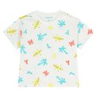 طقم شورت باللون الأخضر والأبيض للأولاد الصغار, 1, hi-res