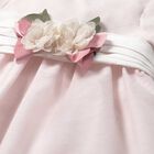 Baby Girls Pink Flower Dress Set, 1, hi-res