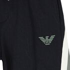 شورت أولاد بالشعار باللون الكحلي, 1, hi-res