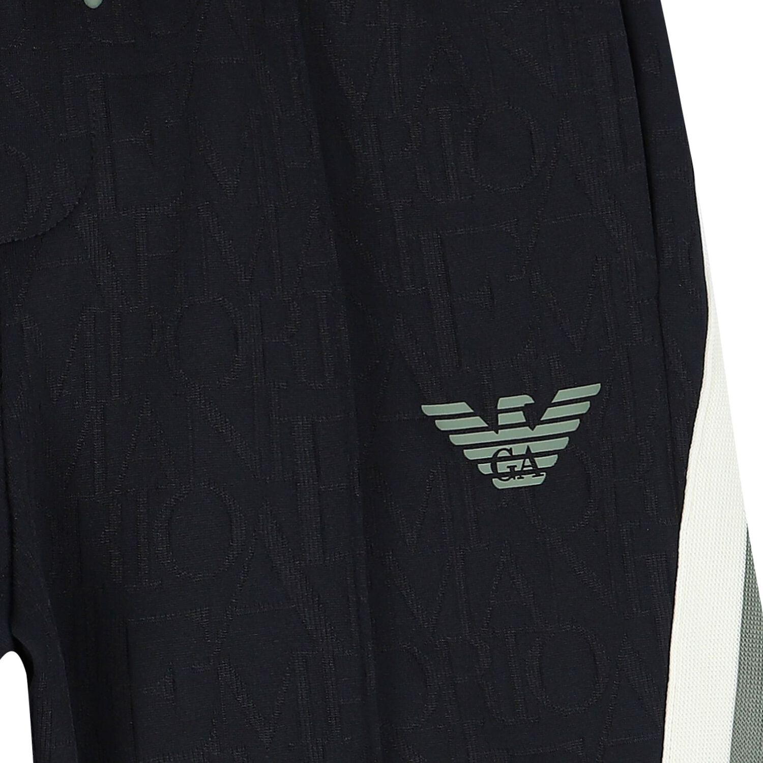 شورت أولاد بالشعار باللون الكحلي, 1, hi-res image number null