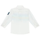 قميص بالشعار باللون الأبيض للأولاد, 1, hi-res