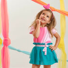 طقم تنورة باللون الوردي والأخضر, 1, hi-res