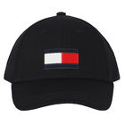 Boys Black Logo Cap, 1, hi-res