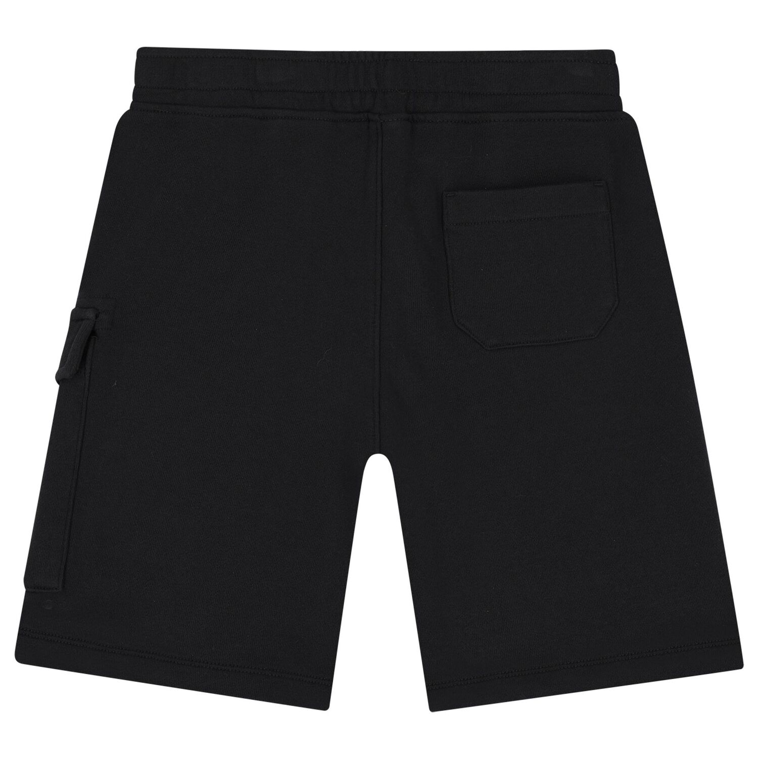 Boys Black Logo Shorts, 2, hi-res image number null