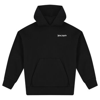 Black Logo Hooded Top