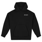 Black Logo Hooded Top, 1, hi-res