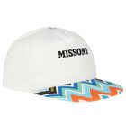Boys Ivory Logo Zip Zag Cap, 1, hi-res