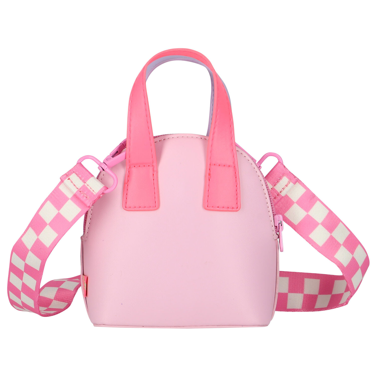 حقيبة يد بنات بالشعار وقوس قزحى باللون الوردى, 1, hi-res