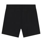Younger White & Black Logo Shorts Set, 1, hi-res