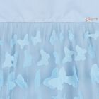 Girls Blue Butterfly Tulle Dress, 1, hi-res