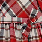 فستان بنات كاروهات باللون الاحمر والعاجى, 1, hi-res