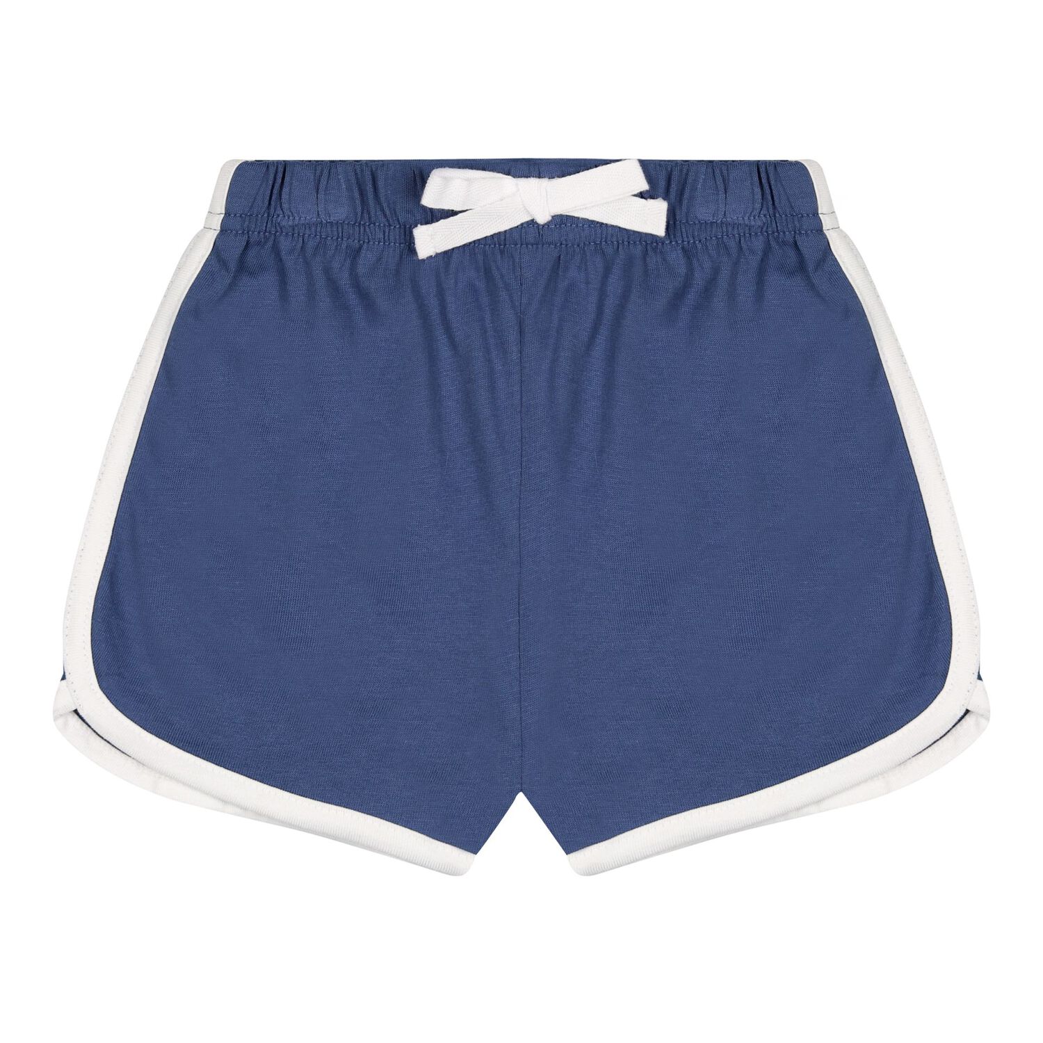 Baby Boys Navy Blue Fishing Polo Bear Shorts Set, 1, hi-res