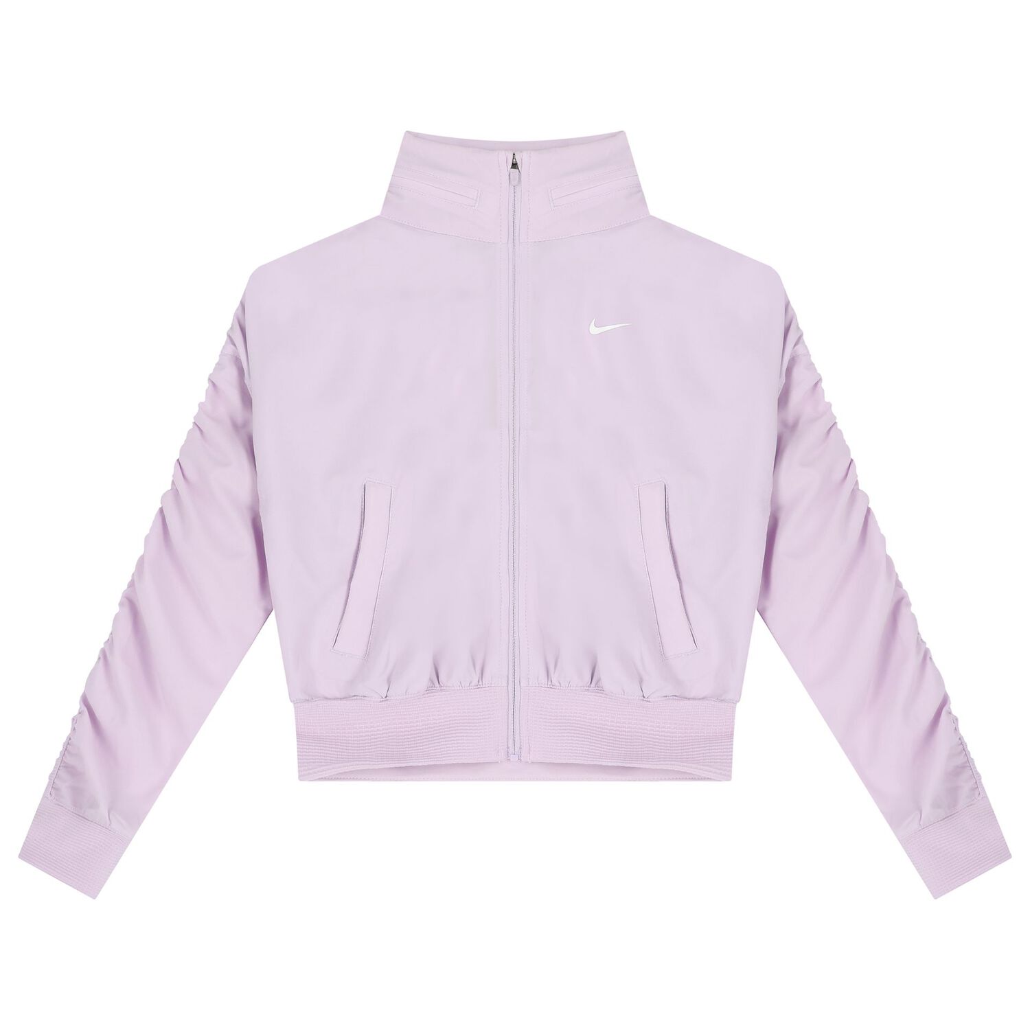 Girls Purple Logo Zip Up Top, 1, hi-res image number null