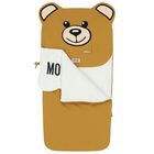 Beige Teddy Bear Logo Baby Nest, 1, hi-res