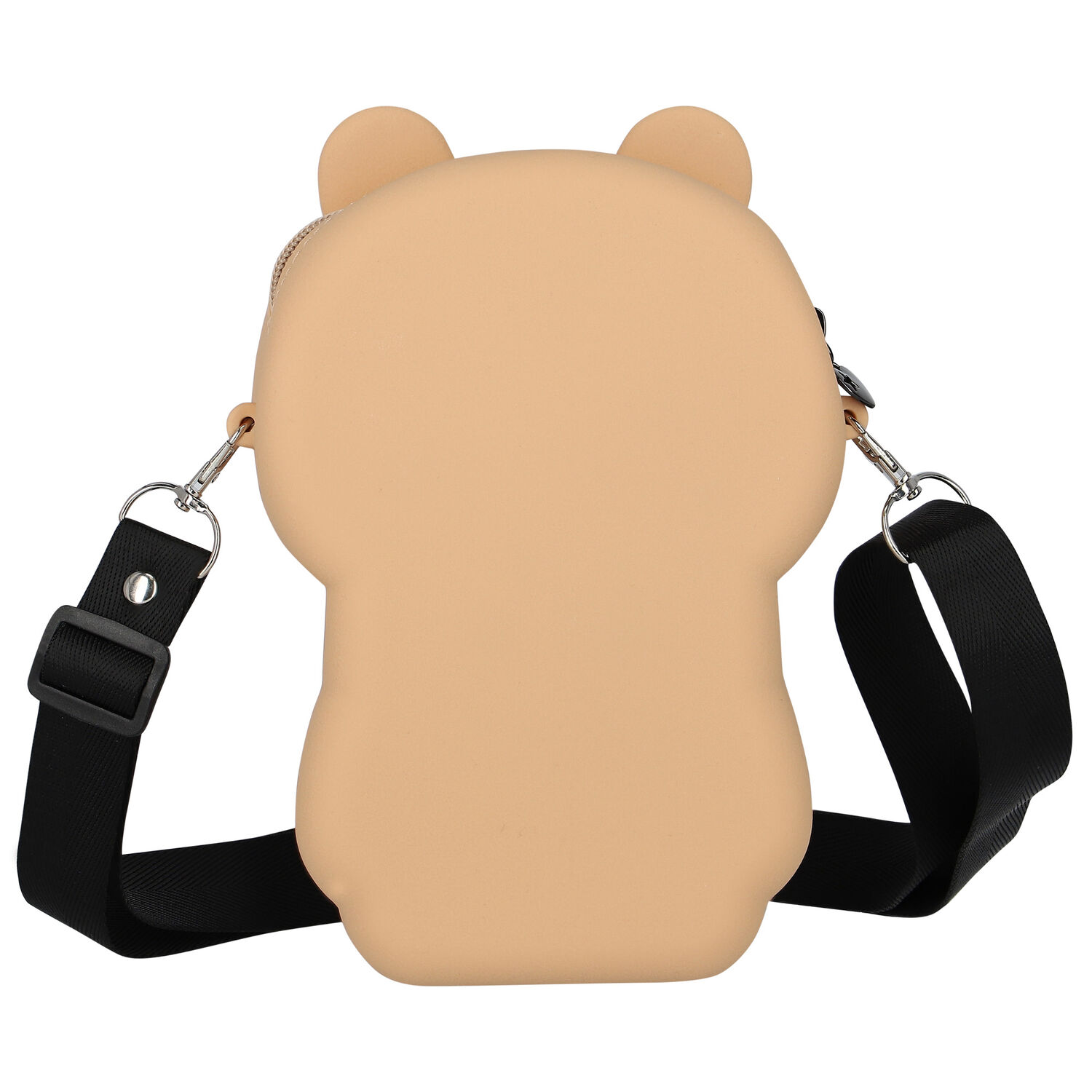 Girls Beige Teddy Bear Bag, 1, hi-res image number null