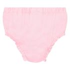 طقم فستان تول بالشعار باللون الوردي للبنات  , 1, hi-res