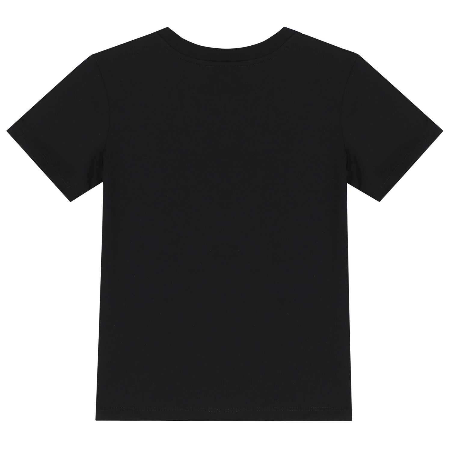 تيشيرت بالشعار باللون الأسود والذهبي , 2, hi-res