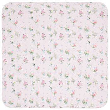 Baby Girls Pink Floral Blanket
