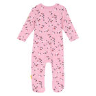 Baby Girls Pink Stars Babygrow, 2, hi-res