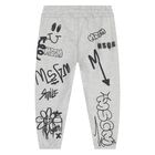 بدله رياضيه للاولاد بالشعار باللون الرمادى , 1, hi-res