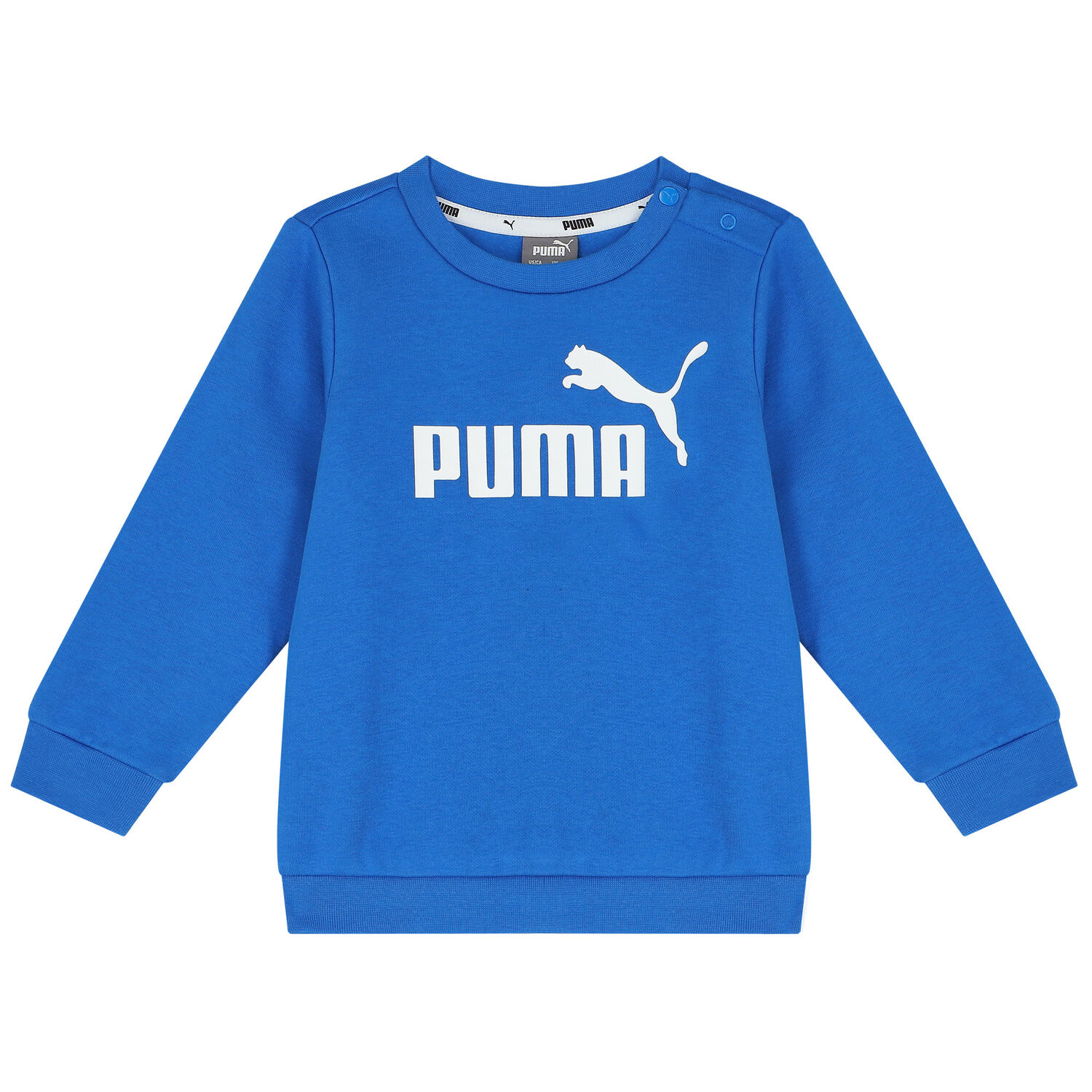 بدلة رياضية أولاد بالشعار باللون الازرق, 3, hi-res