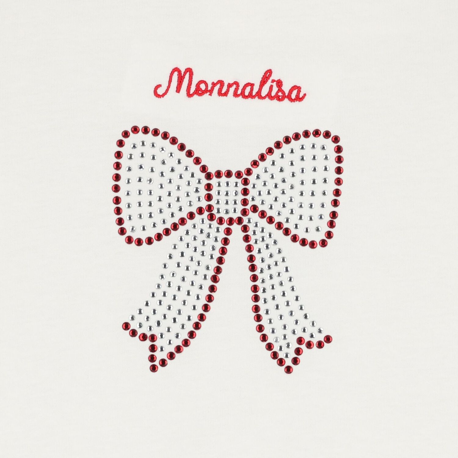 Girls White & Red Tulle Skirt Set, 1, hi-res