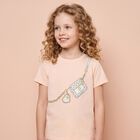 Girls Pink Bag T-Shirt, 2, hi-res