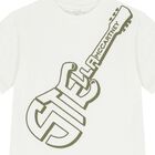 Boys Ivory Guitar Logo T-Shirt             , 1, hi-res
