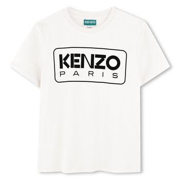 Boys White Logo T-Shirt