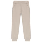 Girls Beige & Ivory 3 Piece Tracksuit, 1, hi-res