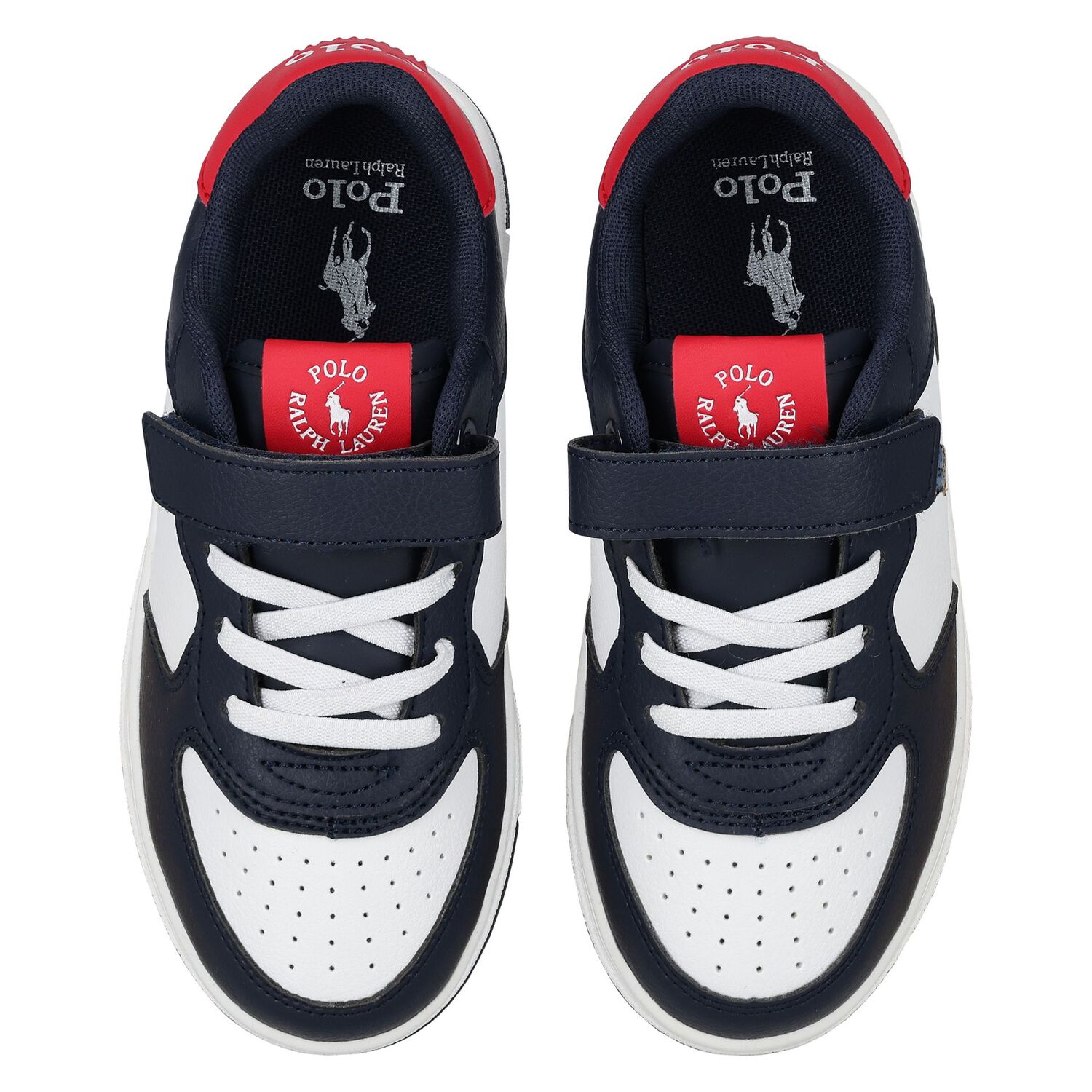 Boys White Logo Trainers, 1, hi-res image number null