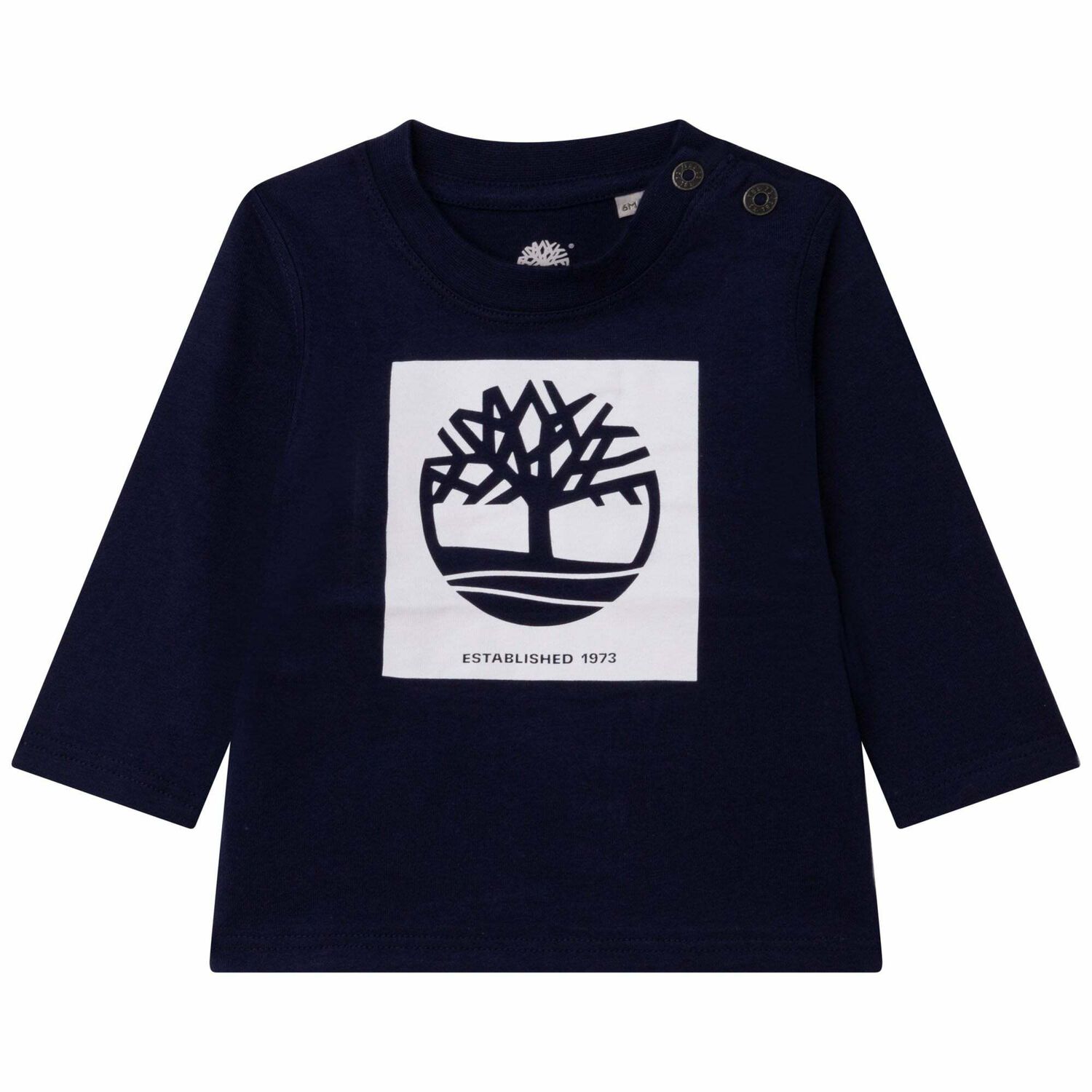 Younger Boys Navy Logo Top, 2, hi-res image number null