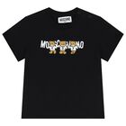 تيشيرت بشعار تيدي بير باللون الأسود, 5, hi-res