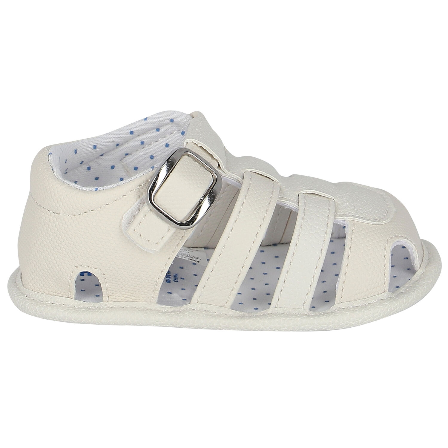 Baby Boys Ivory Sandals, 2, hi-res