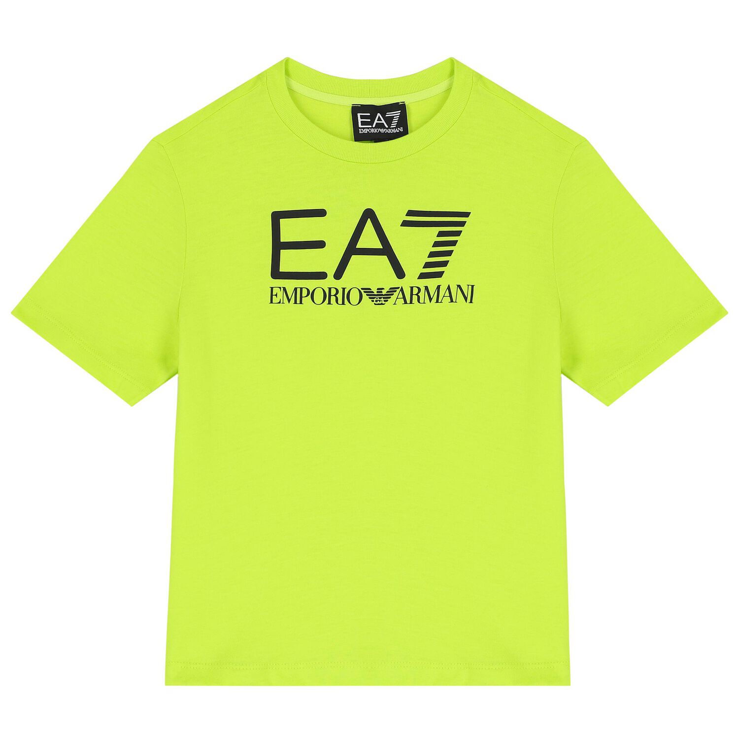 طقم أولاد شورت بالشعار باللون الأخضر نيون والأسود, 3, hi-res