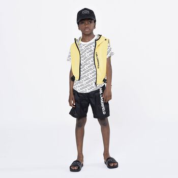 Boys White Logo T-Shirt