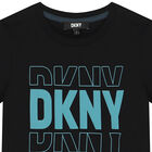 تيشيرت بالشعار باللون الاسود, 1, hi-res