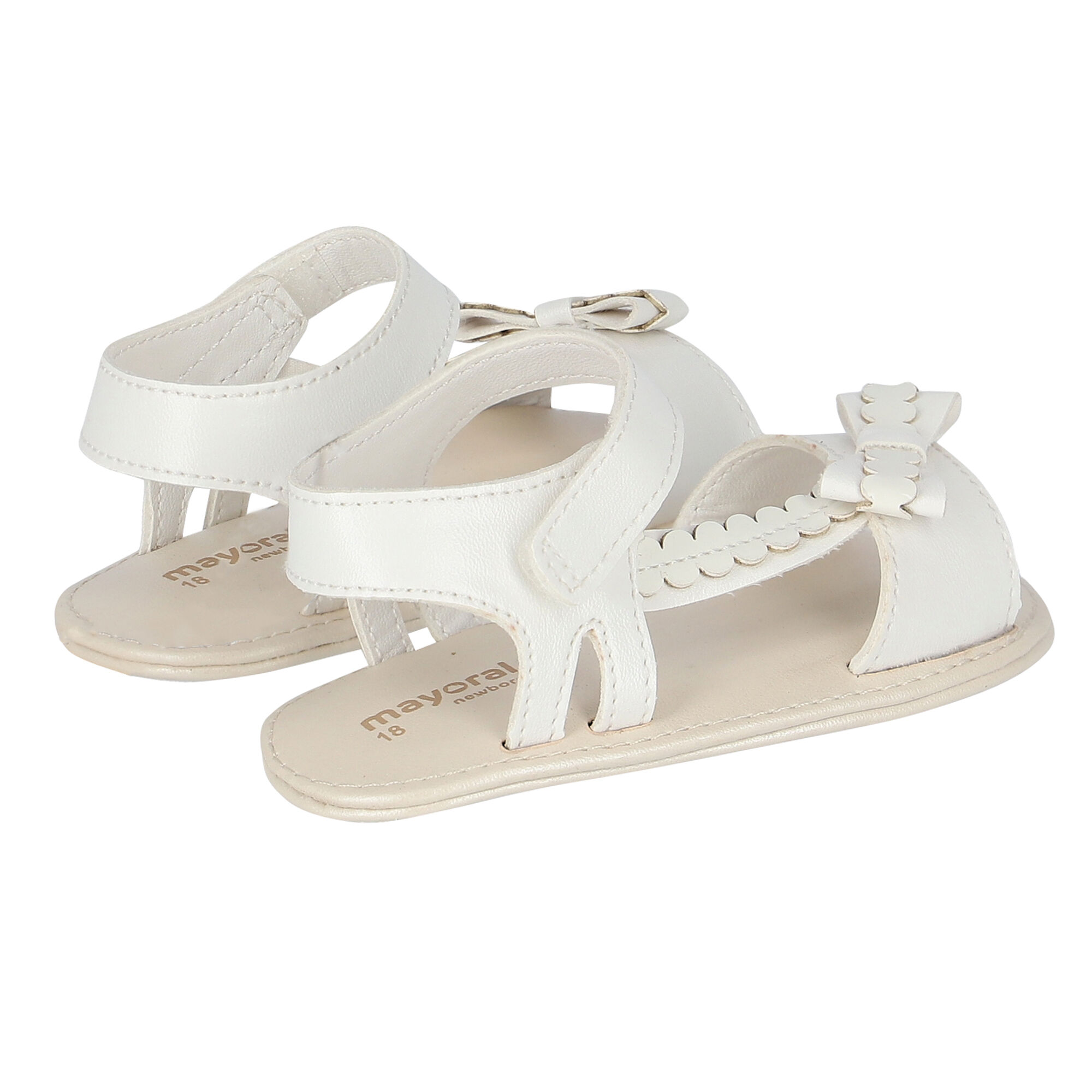 Infant white sandals discount