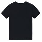 Boys Navy Logo T-Shirt, 1, hi-res