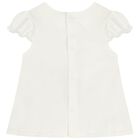 طقم شورتات للبنات الصغيرات باللونين العاجي والبيج (عبوة من قطعتين), 1, hi-res