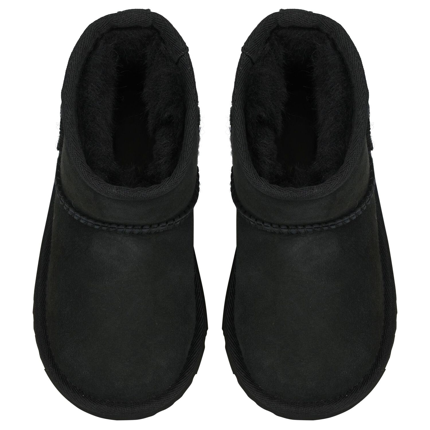 Black Classic Mini II Suede Boots, 1, hi-res image number null