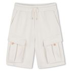 Boys Ivory Logo Shorts, 1, hi-res