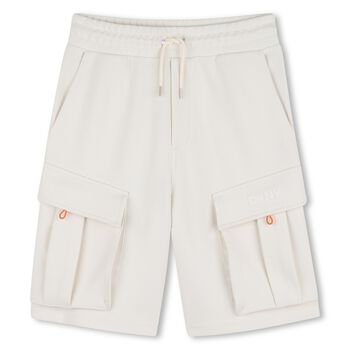 Boys Ivory Logo Shorts