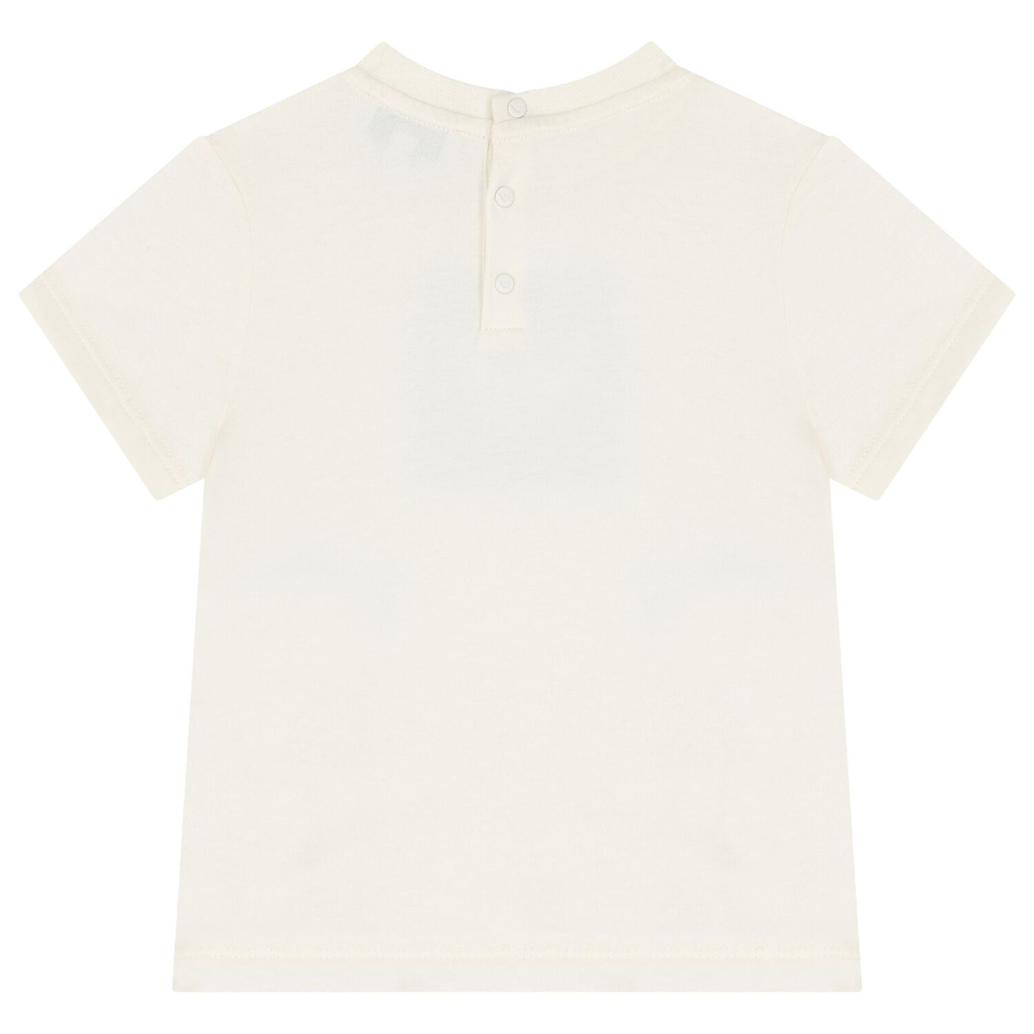 Younger Boys Navy Blue, Ivory & Beige T-Shirts (3 Pack), 2, hi-res