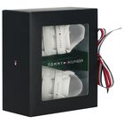 حذاء ما قبل المشي للأولاد باللون الأبيض بشعار, 1, hi-res