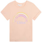 Girls Pink Logo T-Shirt, 1, hi-res